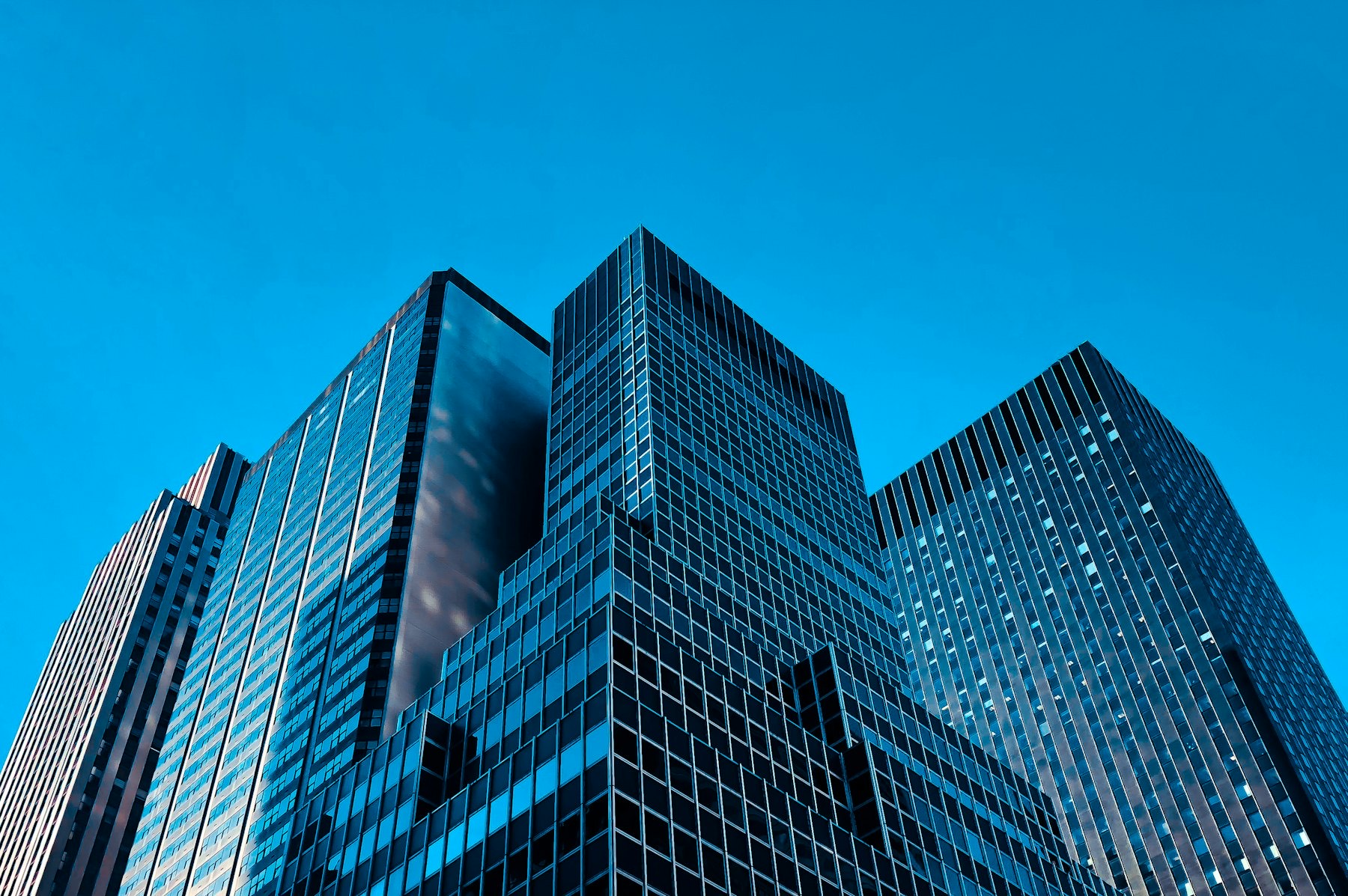 Financial district towers